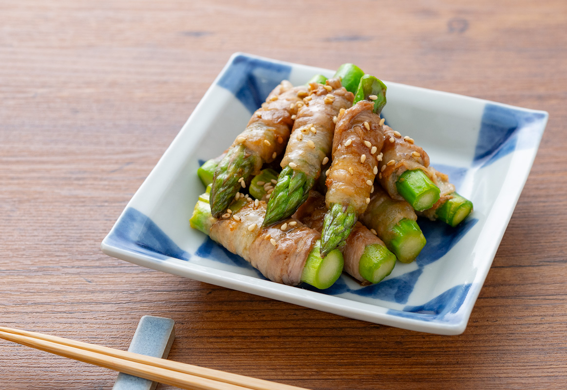 アスパラの豚肉巻き