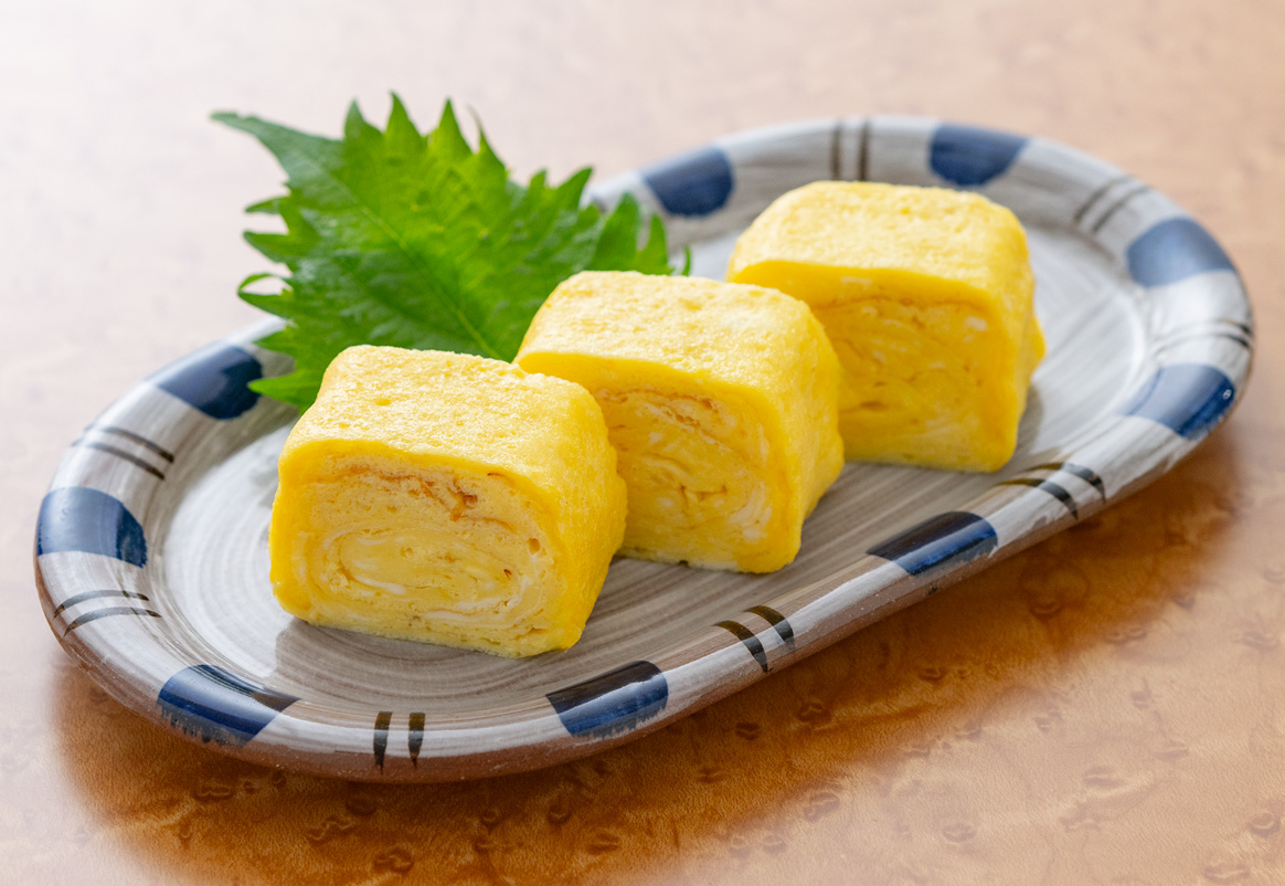 はちみつでしっとりおいしく『だし巻き卵』