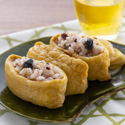 雑穀米でおいしくヘルシー『いなり寿司』