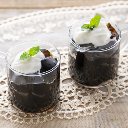 ほんのり、まろやかな甘み『やさしいコーヒーゼリー』