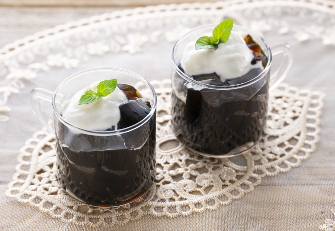 ほんのり、まろやかな甘み『やさしいコーヒーゼリー』