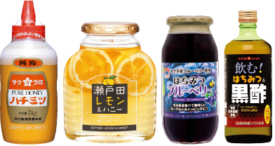 サクラ印ハチミツ グループ商品詰め合わせ